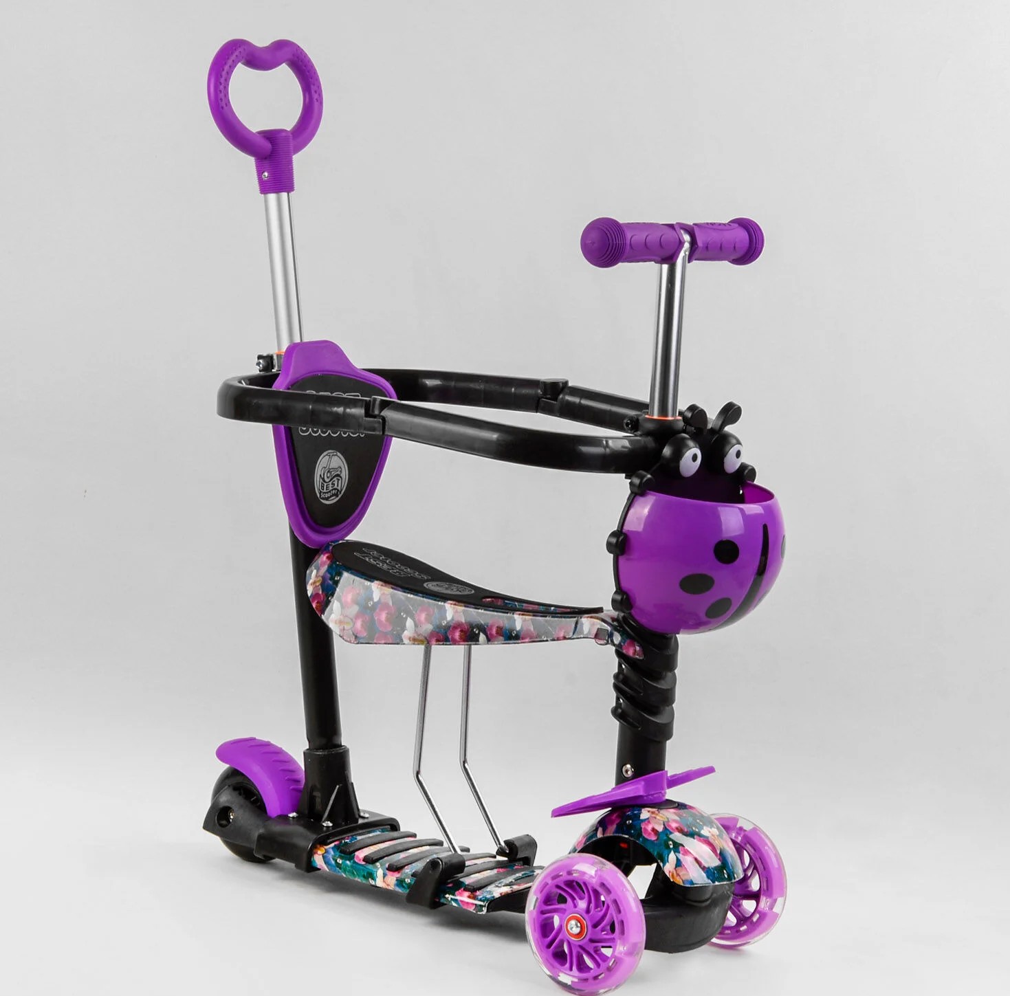 Самокат триколісний 5в1 Best Scooter S Абстракція, 7864 – фото, отзывы ...