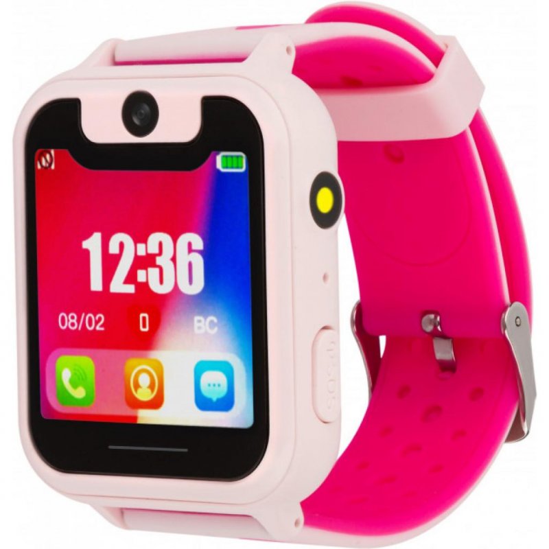 Смарт-часы Discovery iQ4500 Camera LED Light (pink) Детские смарт часы ...