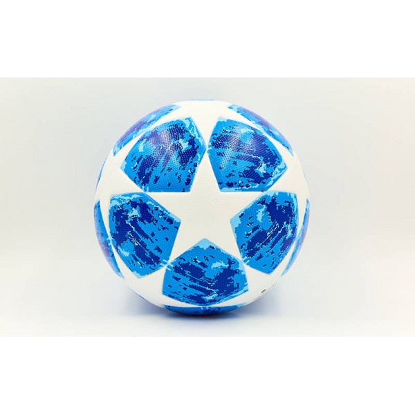 

Мяч для футзала №4 CHAMPIONS LEAGUE 2018-2019 (белый-синий) Дубл