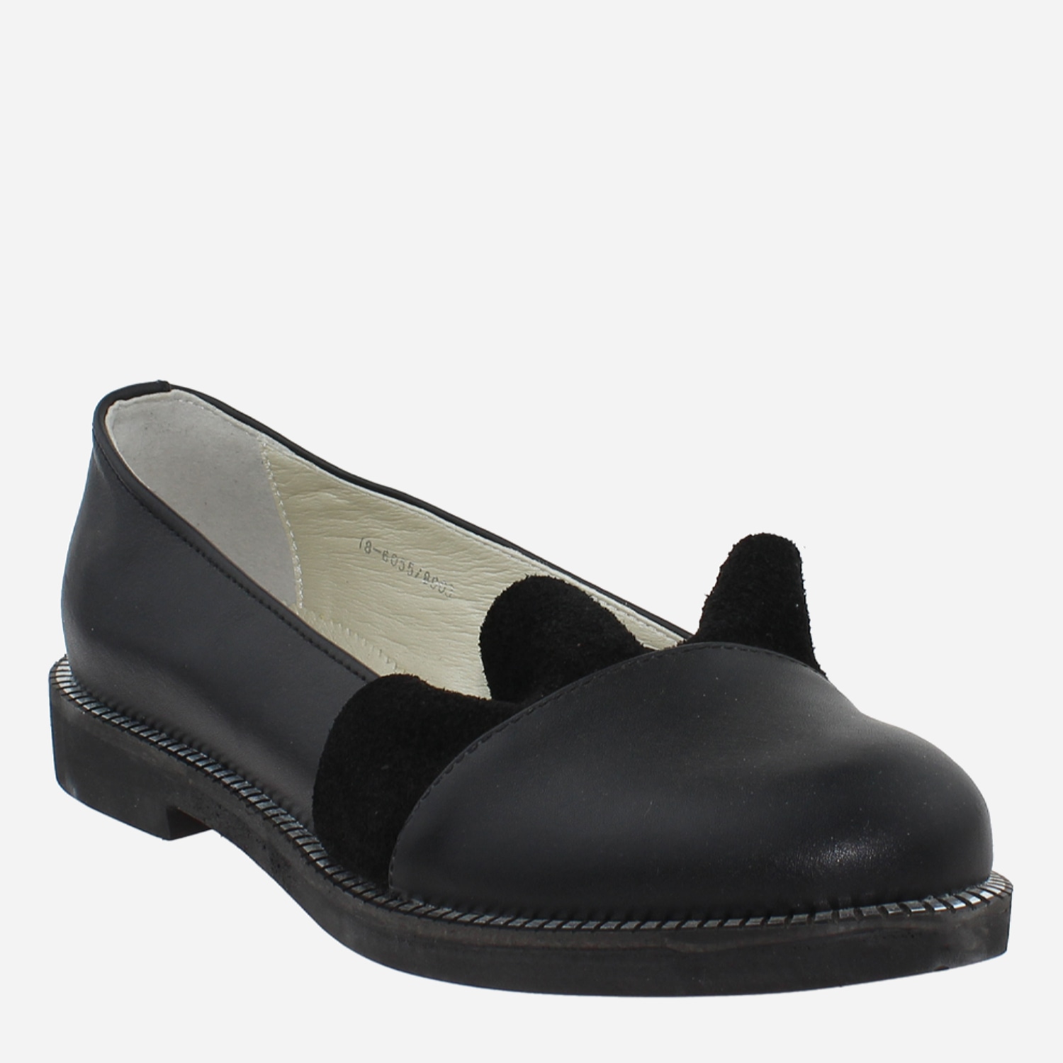 Акція на Жіночі туфлі зі шкіри Classic Style R9102-2 37 23.5 см Чорні від Rozetka