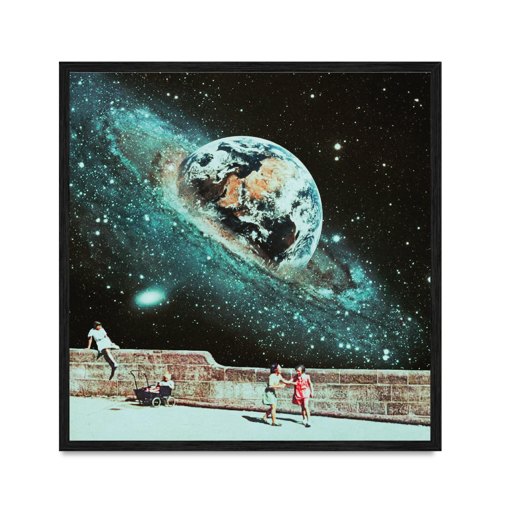 

Постер "VINTAGE SPACE" без стекла 45 x 45 см в чёрной рамке