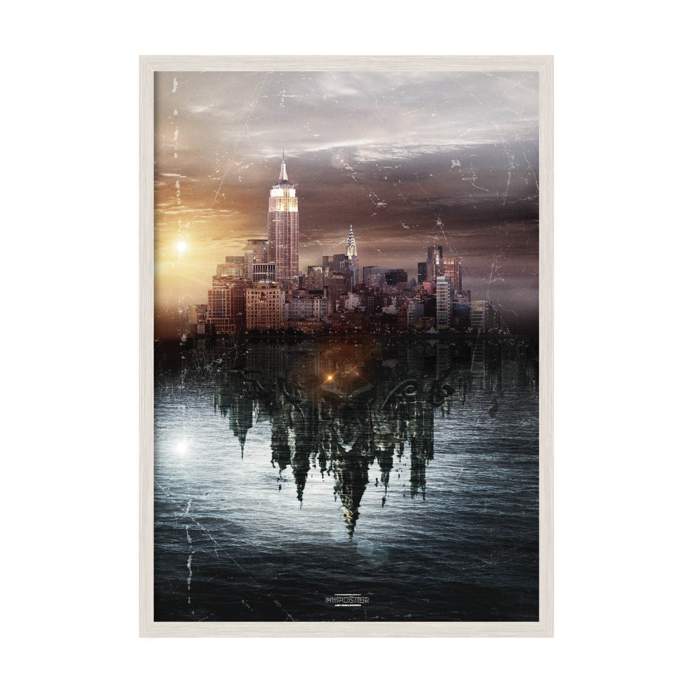 

Постер "City art" с антибликовым стеклом 297x420 мм в белой рамке