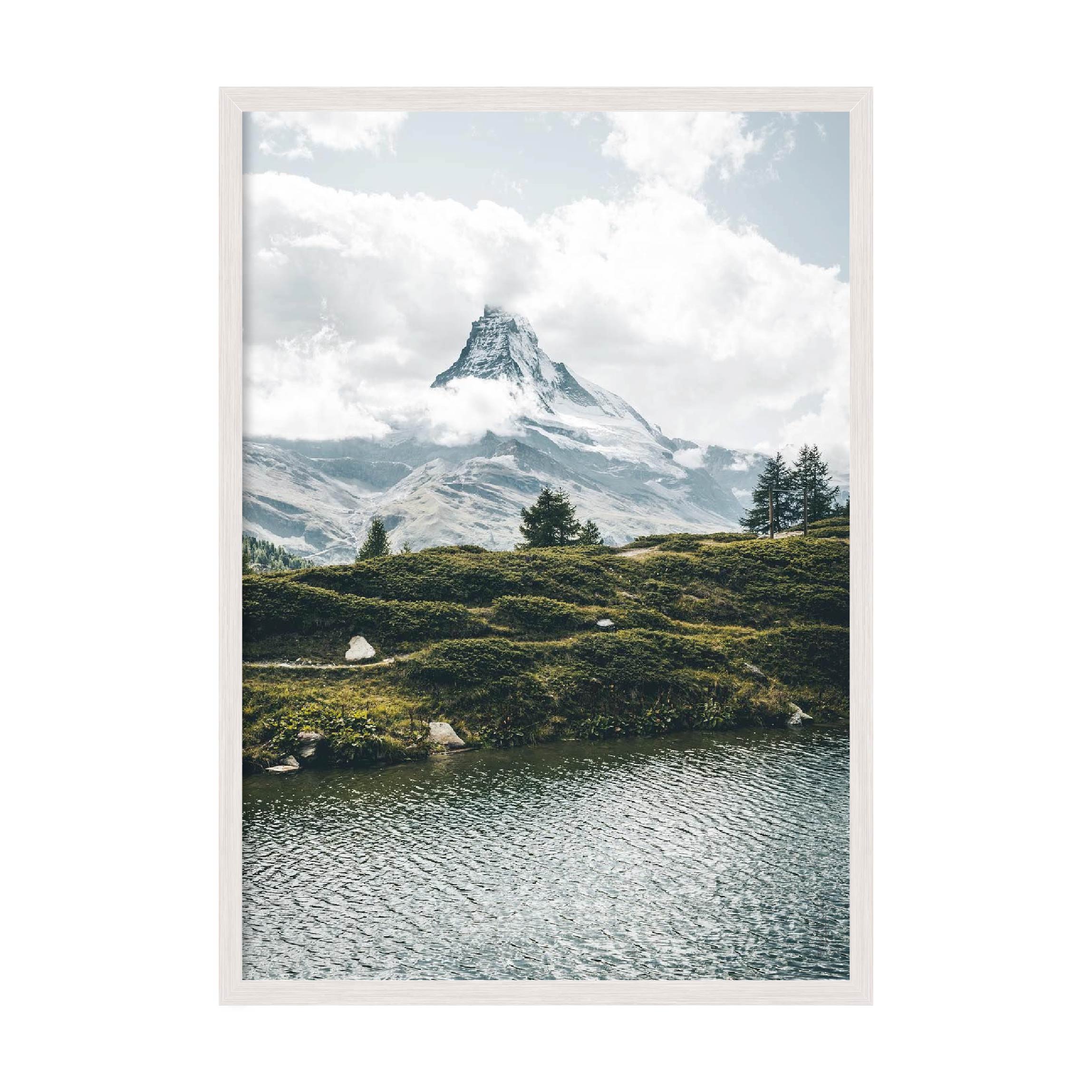 

Постер "Горы" с антибликовым стеклом 297x420 мм в белой рамке