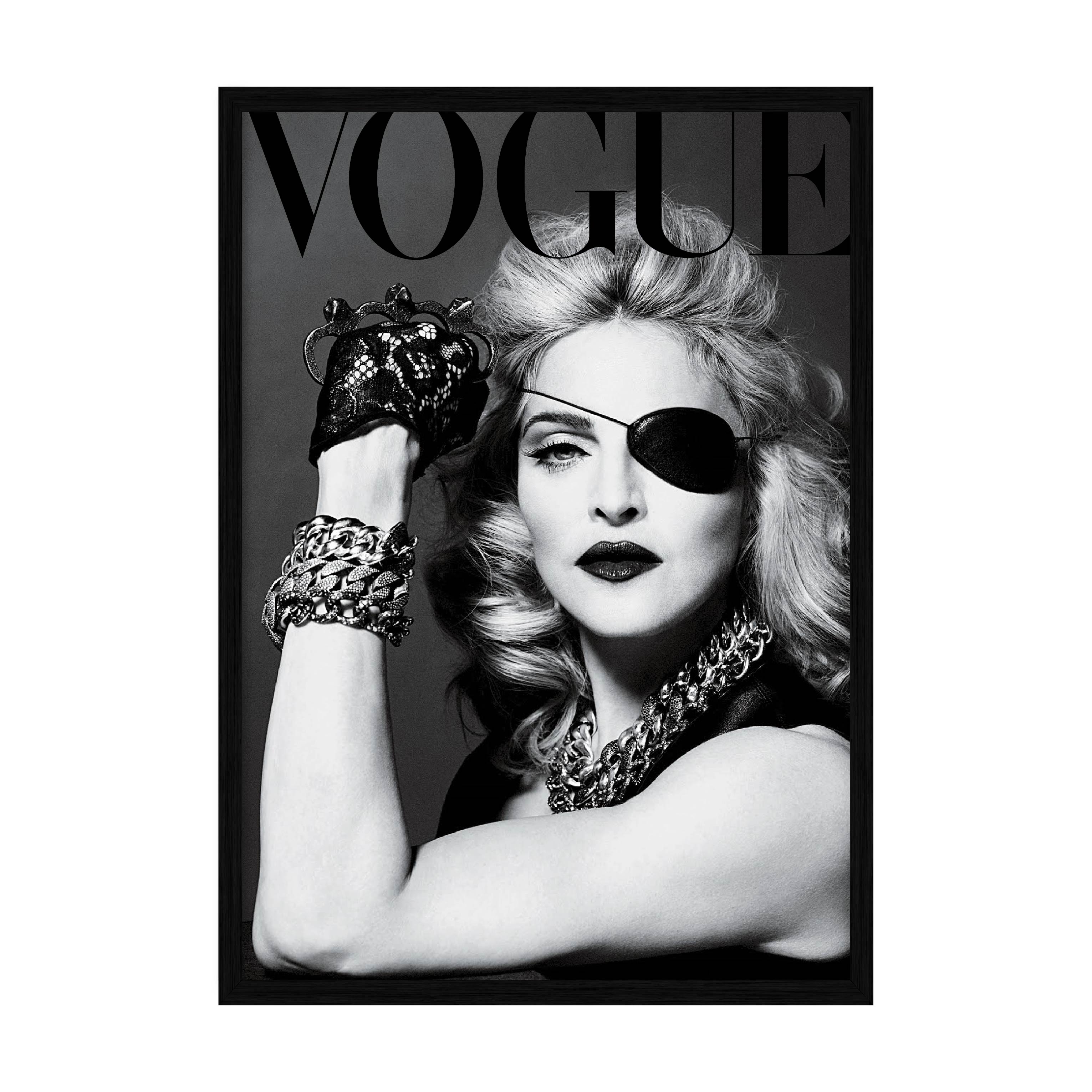 

Постер "Madonna" без стекла 596x840 мм в чёрной рамке