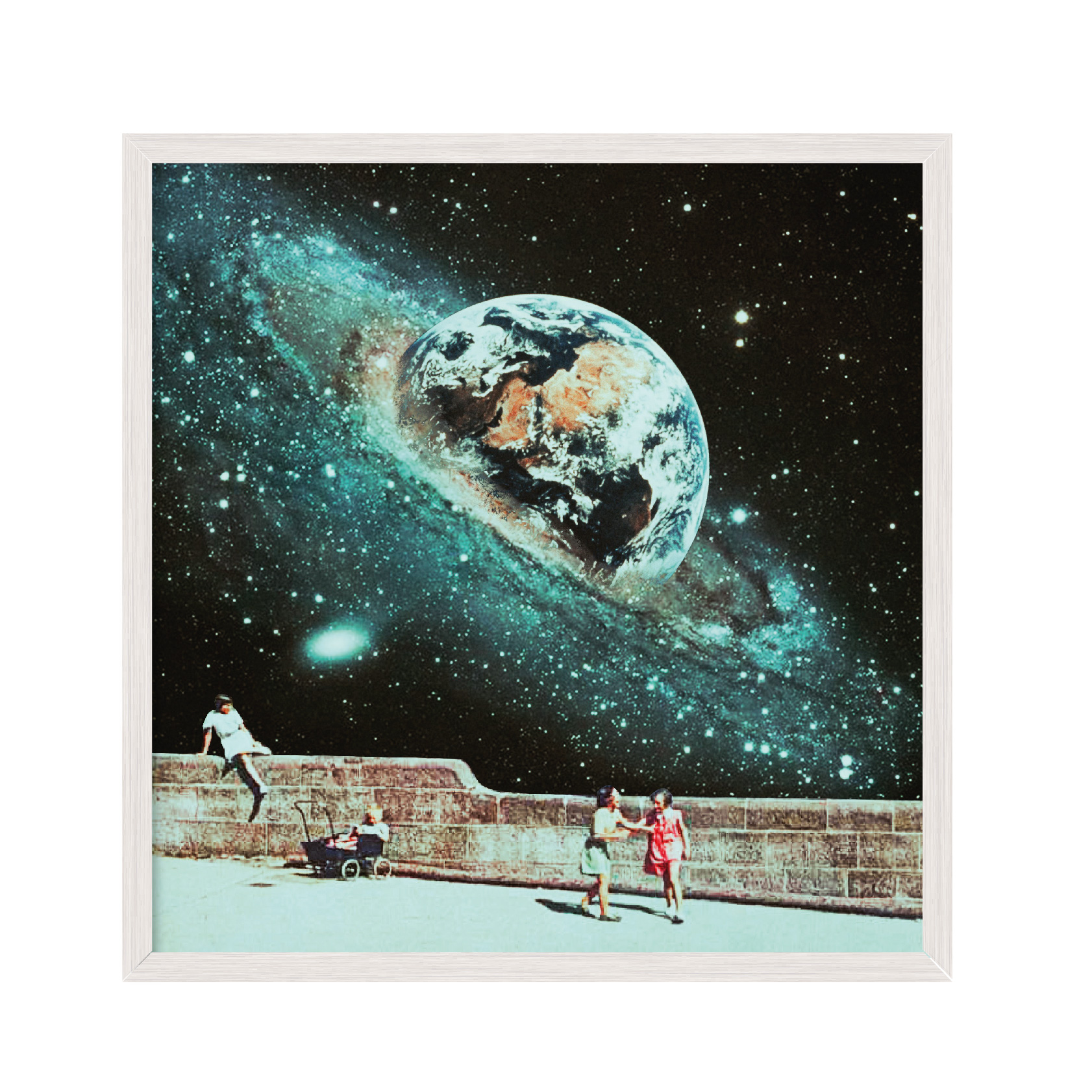 

Постер "VINTAGE SPACE" с антибликовым стеклом 30 x 30 см в белой рамке