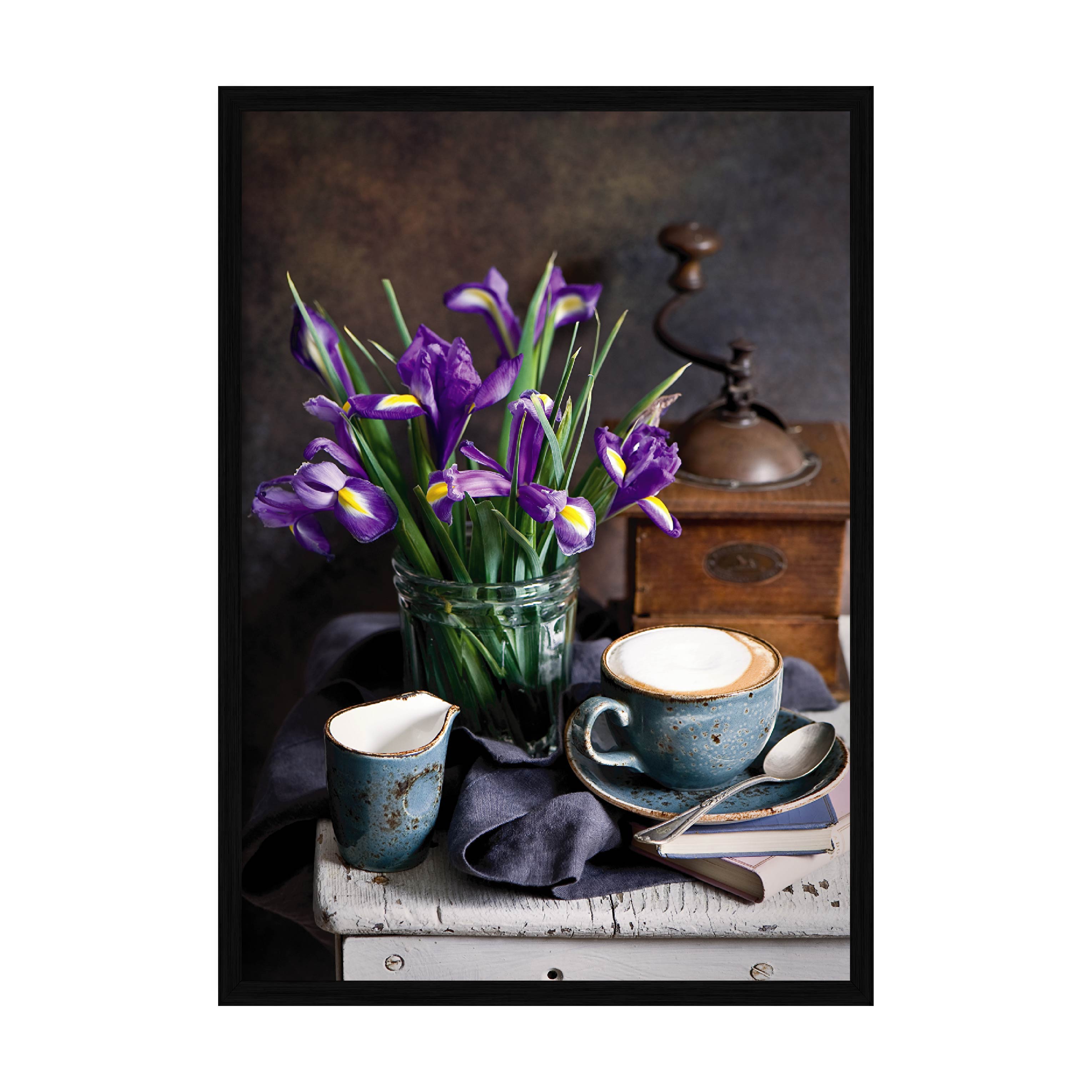 

Постер "Цветы" с антибликовым стеклом 420x594 мм в чёрной рамке