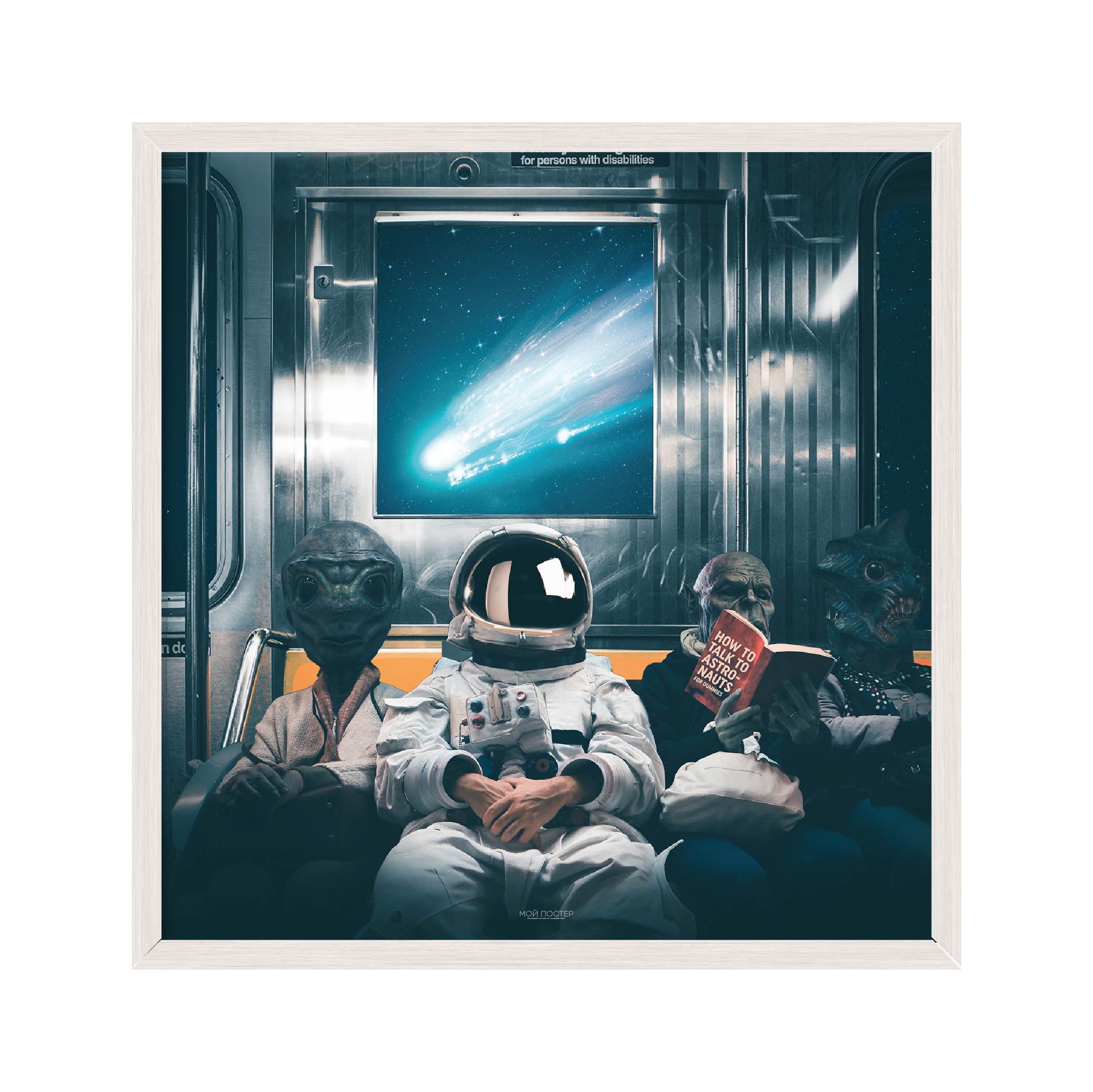 

Постер "Space Dream" с антибликовым стеклом 60 x 60 см в белой рамке