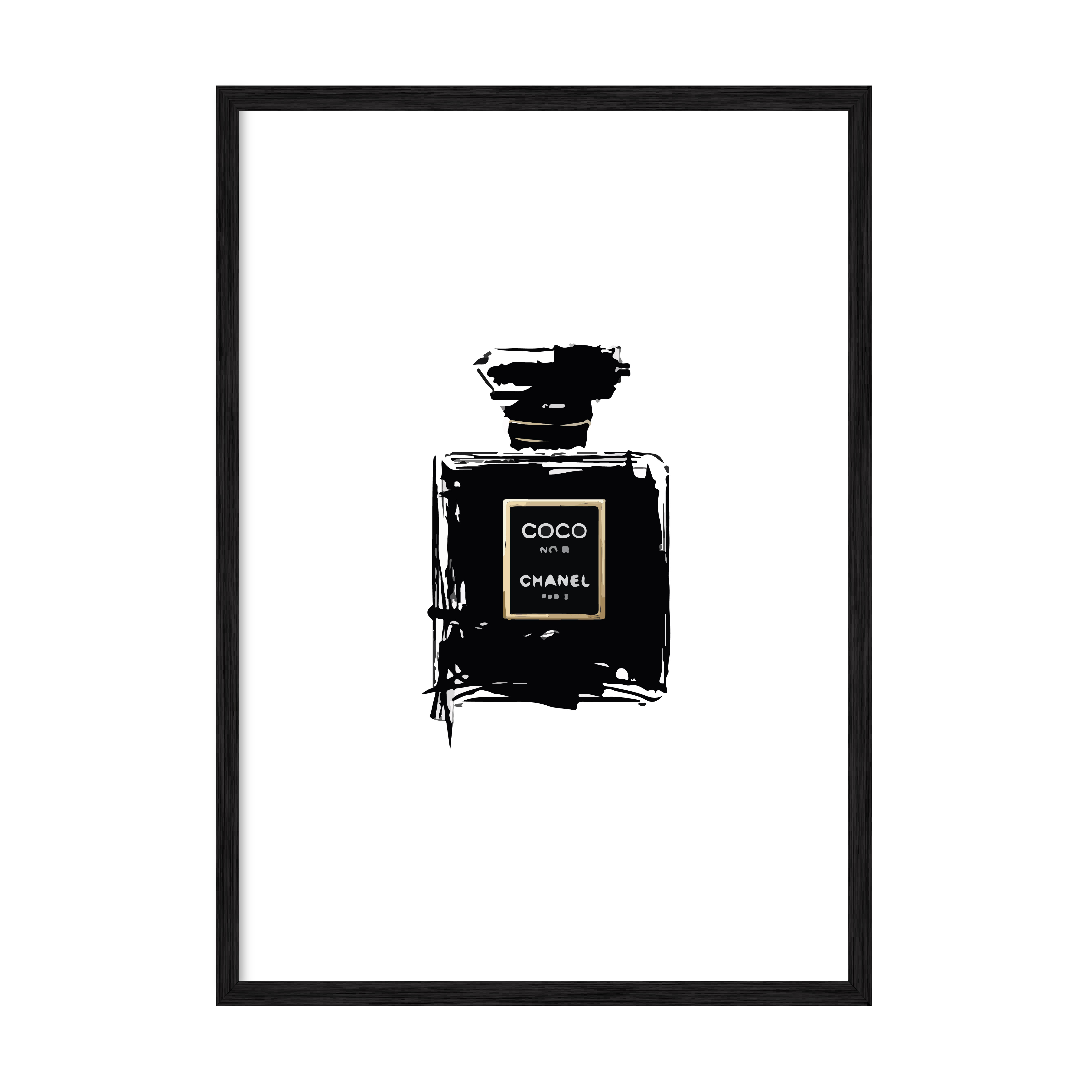 

Постер "Chanel" без стекла 420x594 мм в чёрной рамке