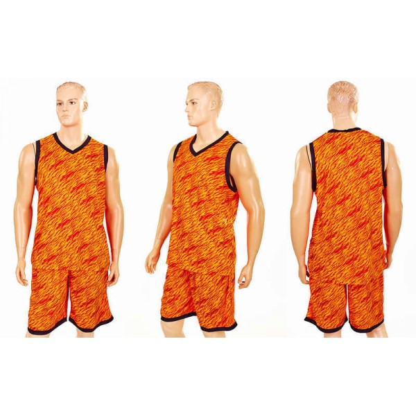 

Форма баскетбольная мужская Camo (оранжевый), Размер XXXXXL