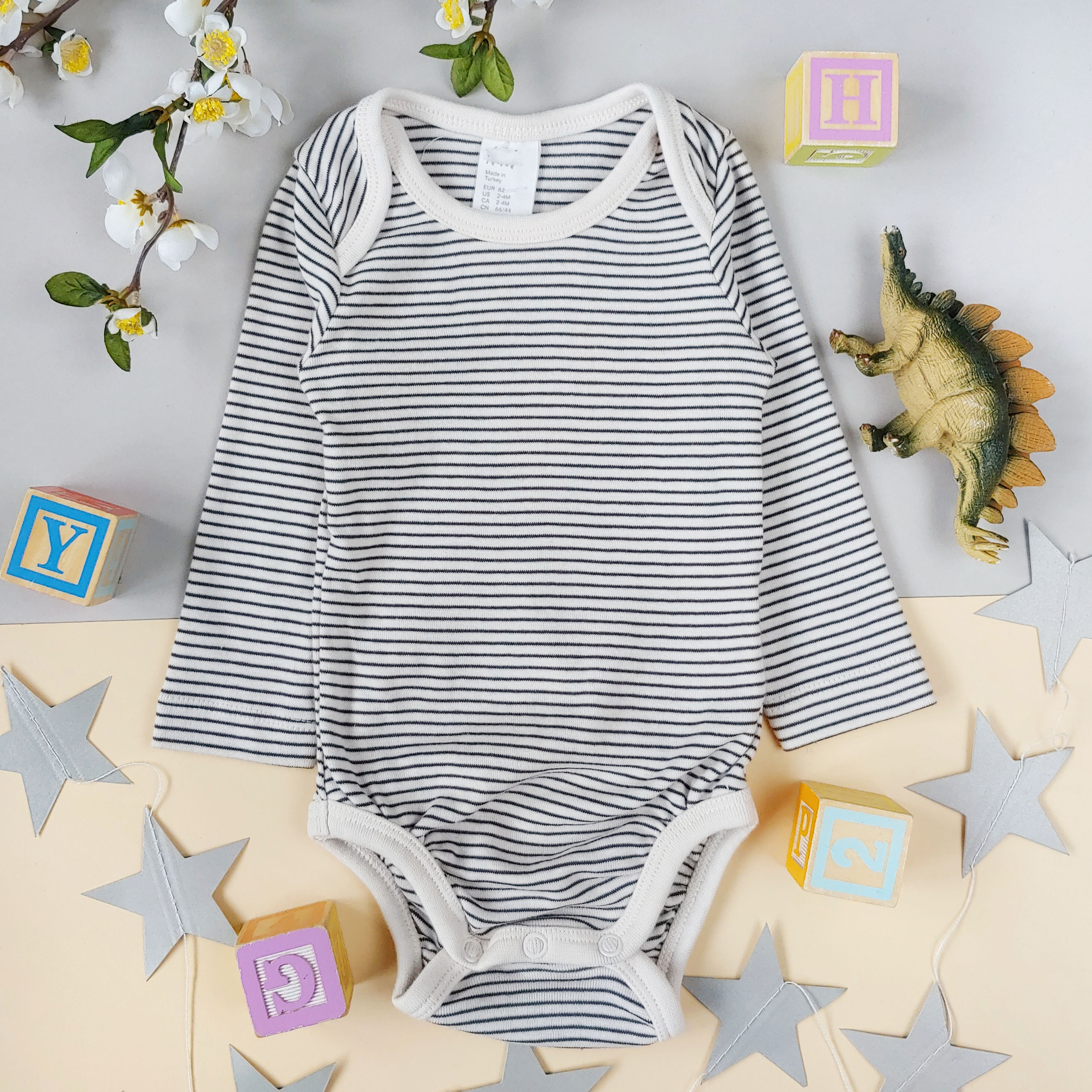 

Боди Kids Planet KO02160 62 см Бежевый