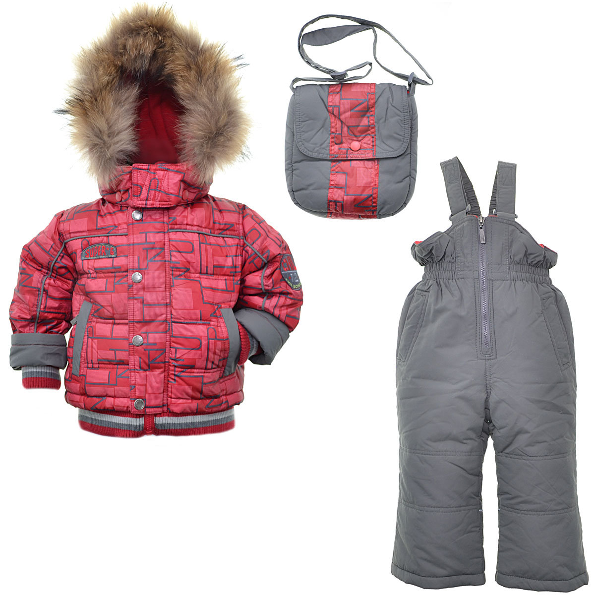

Костюм зимний Kiko/Donilo COT2615M 80 см Красный