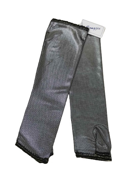 

Нарукавники эластичные блеск Songjie 7,5 черные (ts-02357)