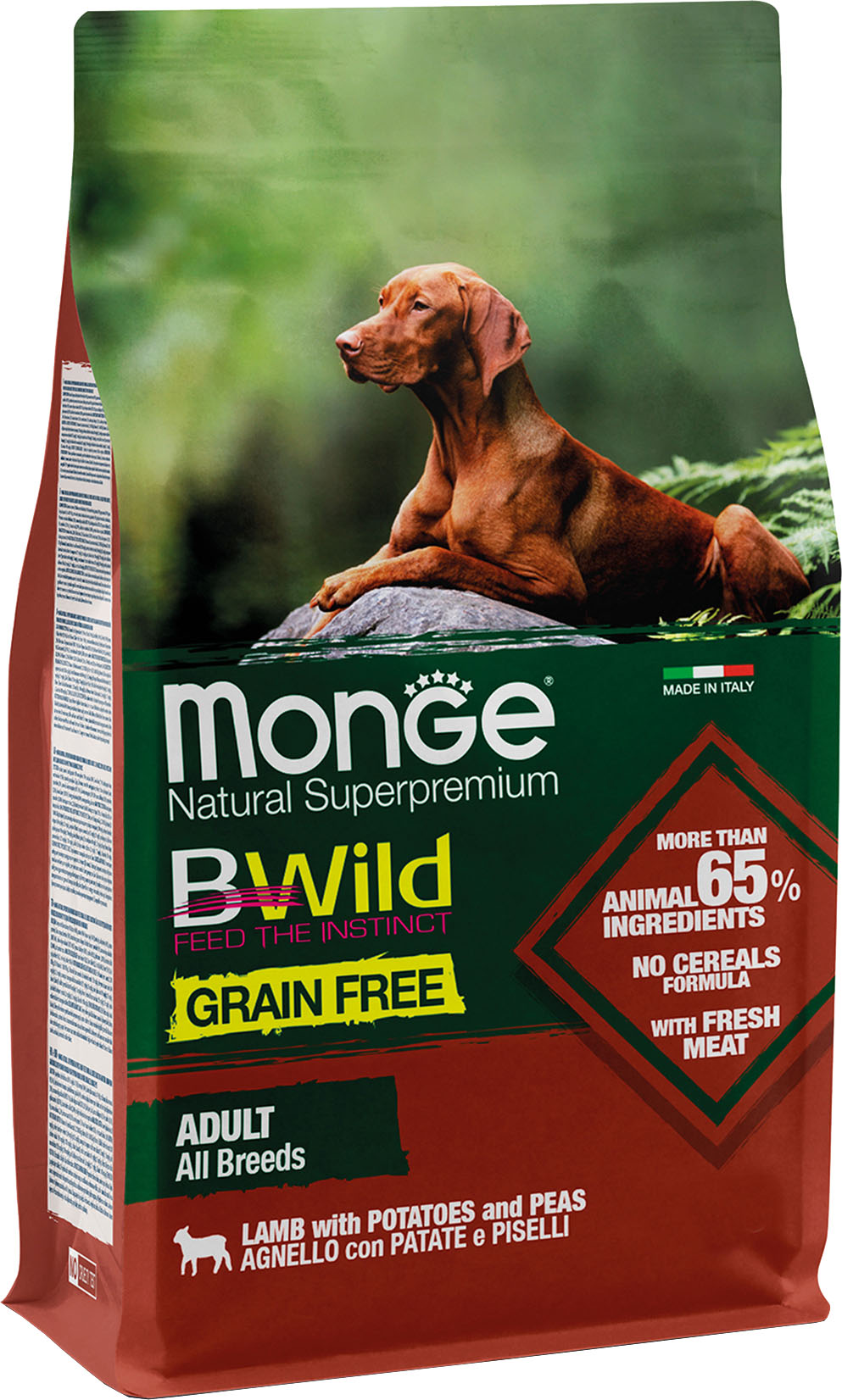 Сухой корм для собак Monge Dog BWILD Grain Free Ягненок 12 кг  (8009470011730) – в интернет-магазине ROZETKA | Купить в Украине: Киеве,  Харькове, Днепре, Одессе, Запорожье, Львове