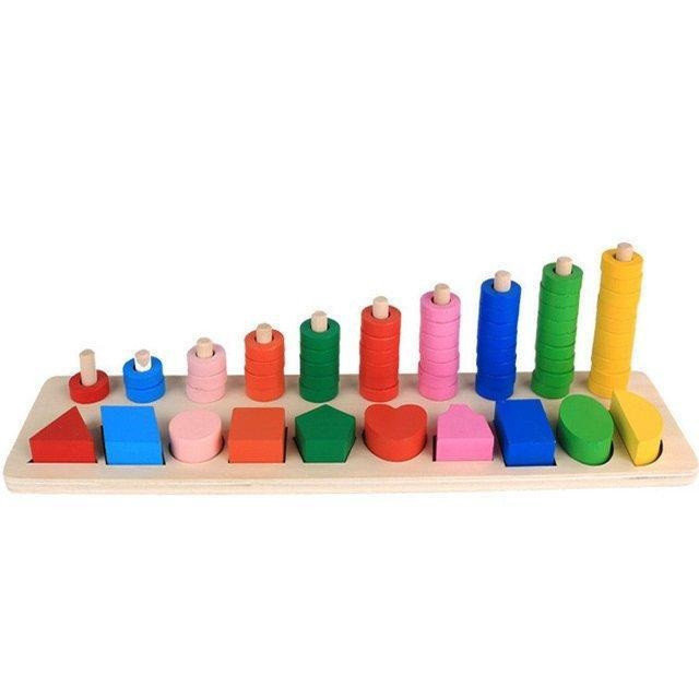

Деревянная игрушка Геометрика Limo Toy MD1268