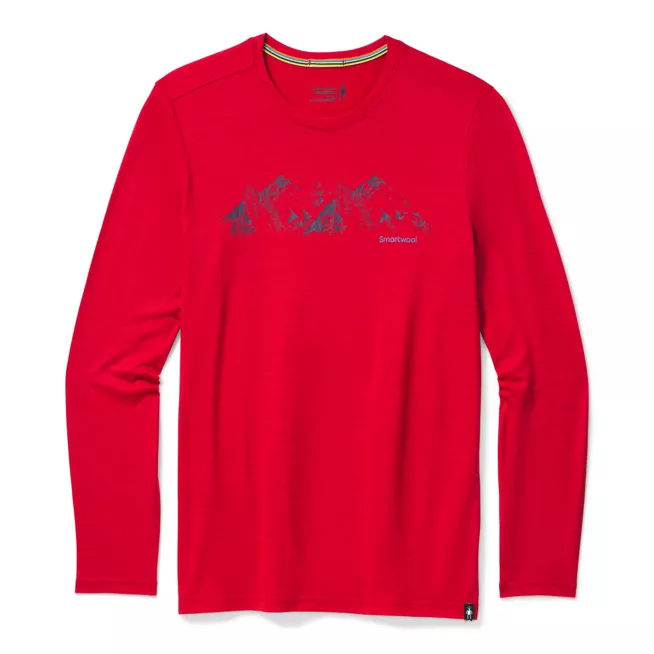

Термокофта Smartwool Merino Sport 150 Upper Slopes Graphic Tee M Красный