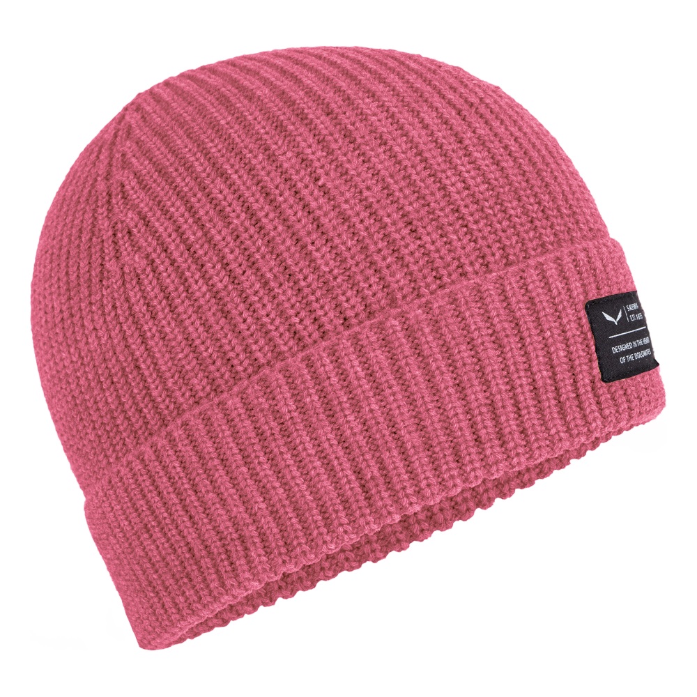 

Шапка Salewa Puez TW Beanie 58 Темно-Розовый