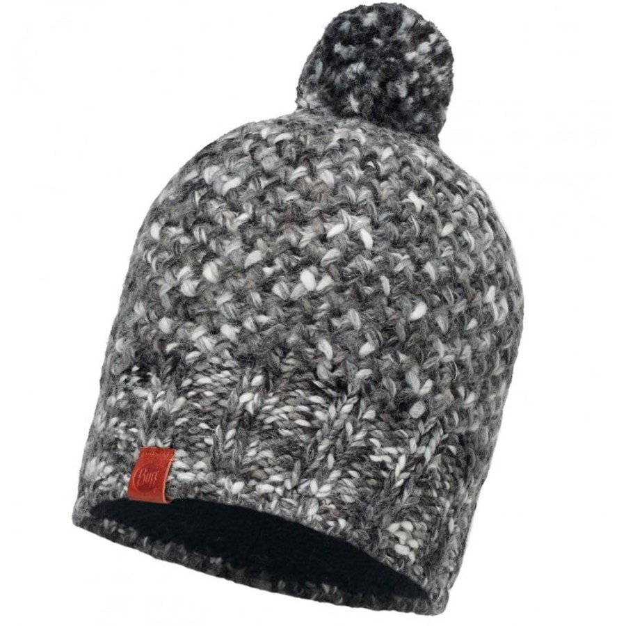 

Шапка Buff Knitted & Polar Hat Margo Черный-Серый