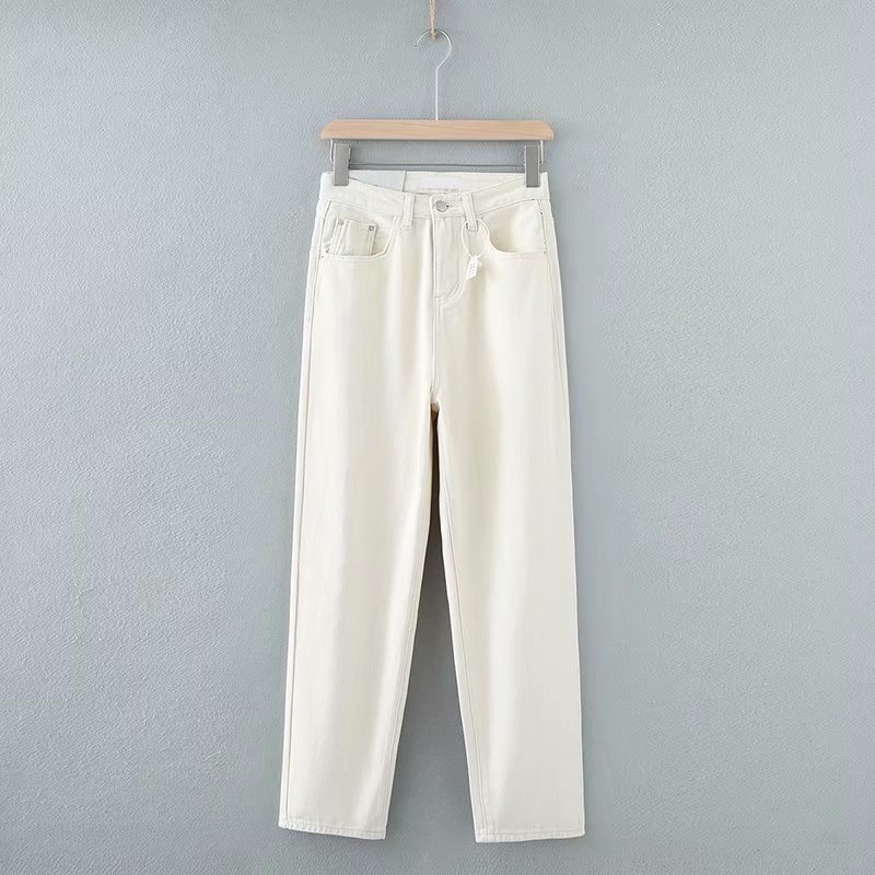 

Джинсы женские прямого кроя Tender Berni Fashion (S) Молочный