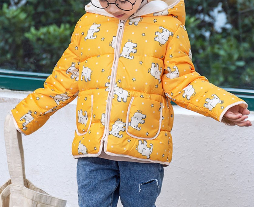 

Куртка детская демисезонная Королевский слоненок Berni Kids (130) Желтый (56094)