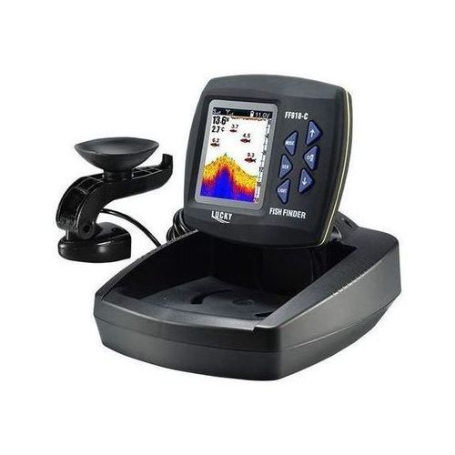 

Эхолот Lucky FF918-C180T. Проводной. 1-о луч. Обзор 45°. Локация 100м. Цвет.