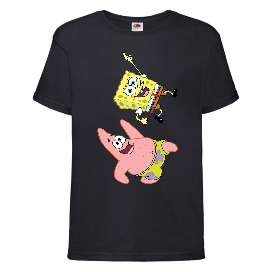 

Футболка детская Спанч Боб 10 (Sponge Bob) черная 116 см
