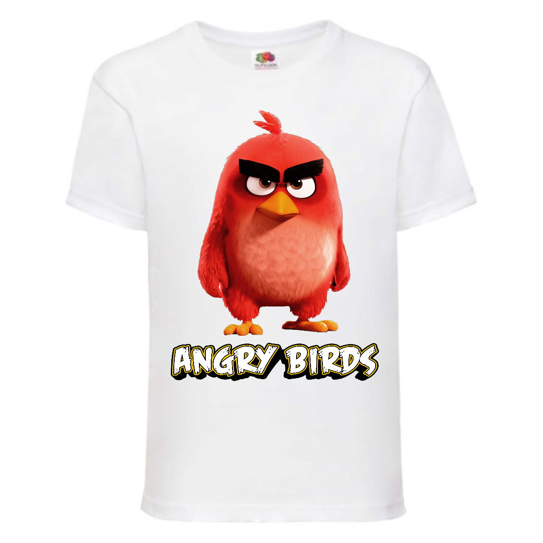 

Футболка детская Энгри Бердс (Angry Birds) белая (AB-red-2-white) 104 см