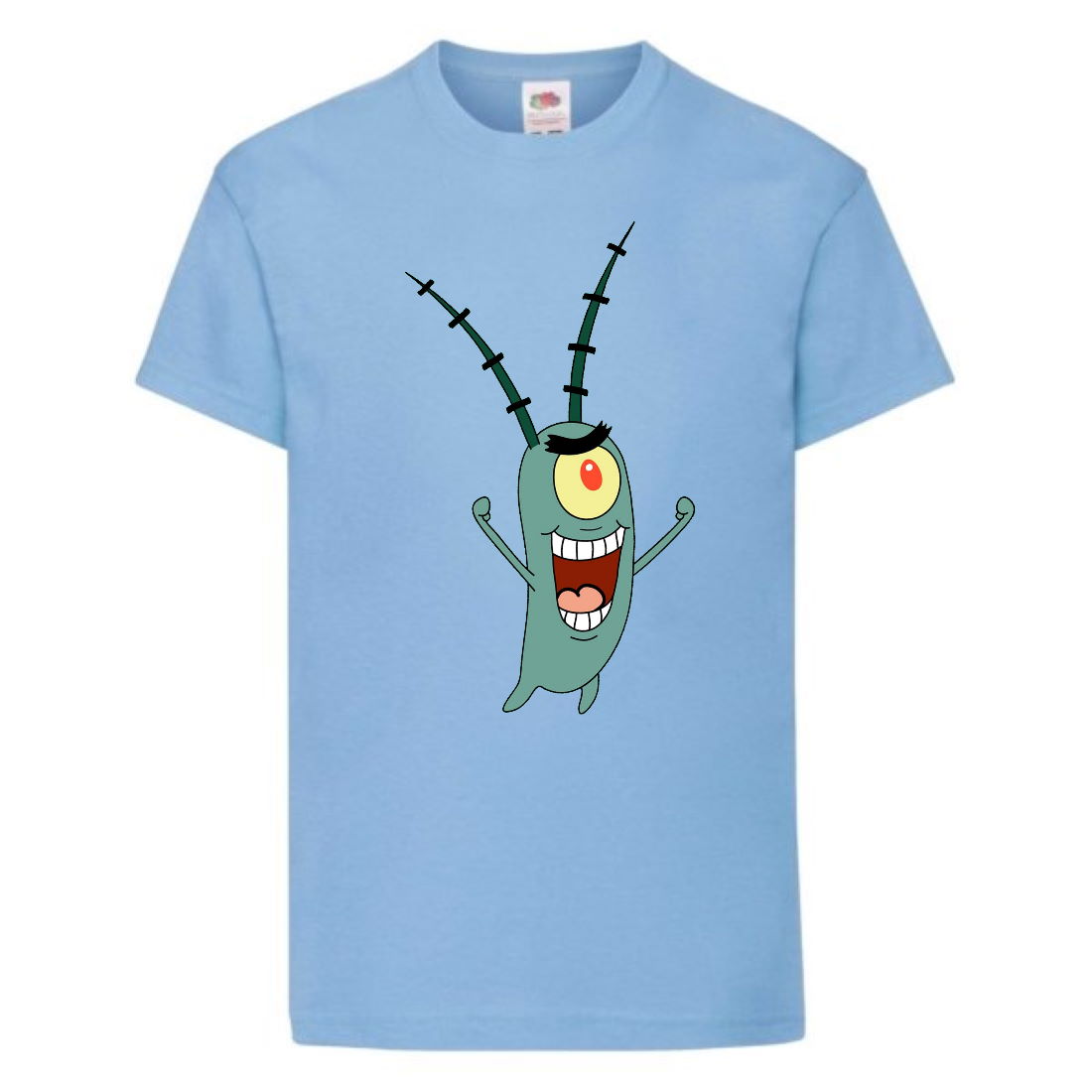 

Футболка детская Спанч Боб 15 (Sponge Bob) светло-голубая 128 см