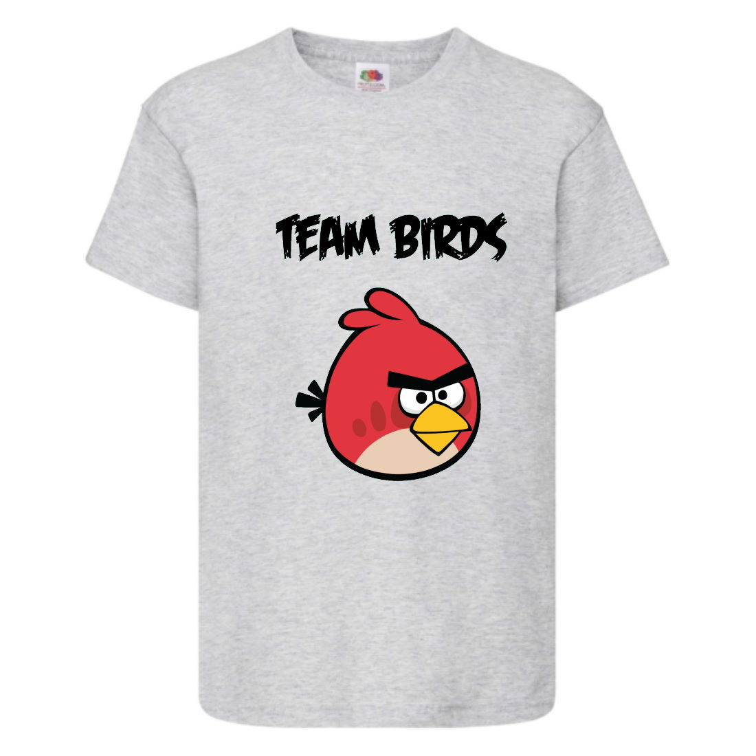 

Футболка детская Энгри Бердс (Angry Birds) серая (AB-red&tim-gray) 140 см