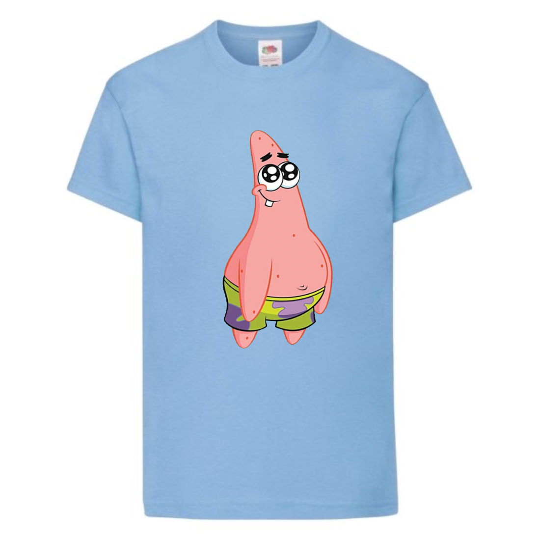 

Футболка детская Спанч Боб 20 (Sponge Bob) светло-голубая 116 см