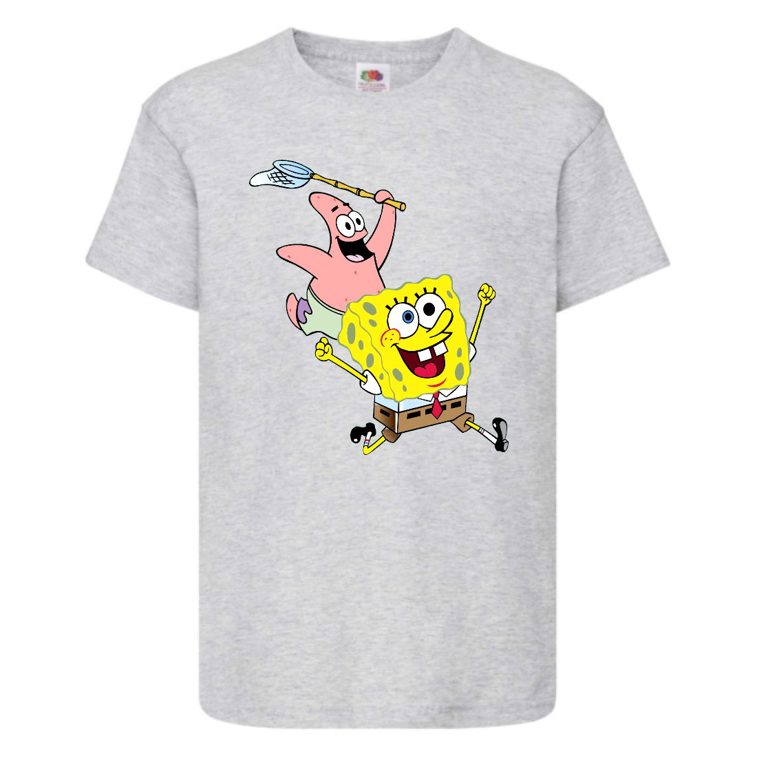 

Футболка детская Спанч Боб 19 (Sponge Bob) серая 140 см