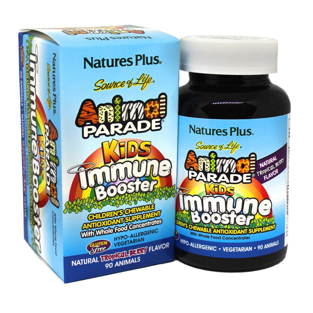 Animal parade. Витамины nature's Plus animal Parade. Nature s Plus для детей комплекс animal Parade жевательные. Animal Parade Kids immune Booster 90 жев.табл (natures Plus). Animal Parade витамины для детей immune Booster.