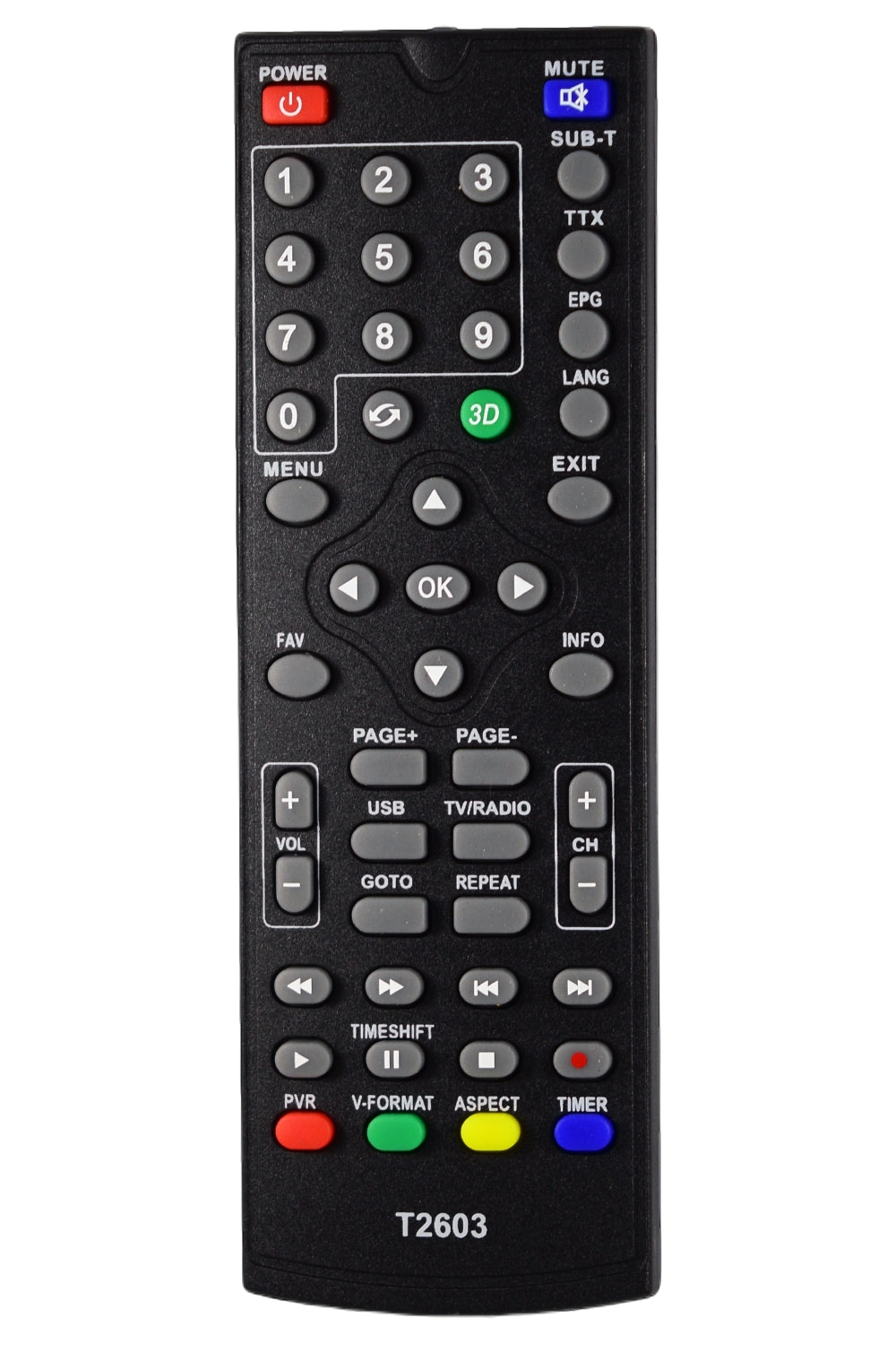 Ресивер эфирный цифровой DVB-T2 HD Sky Vision T-2206