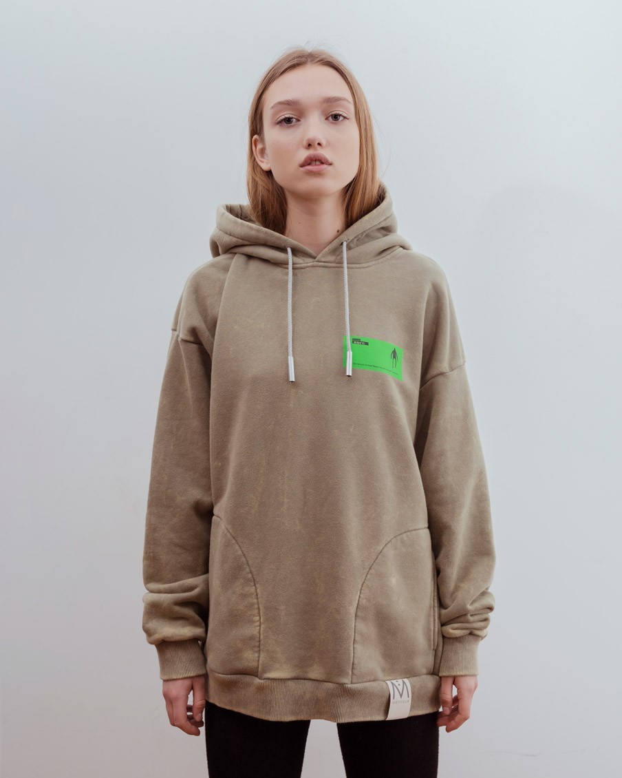 

Худи Métrique B2: TRACK - OLIVE ACID'90 L/XL Оливковый E12