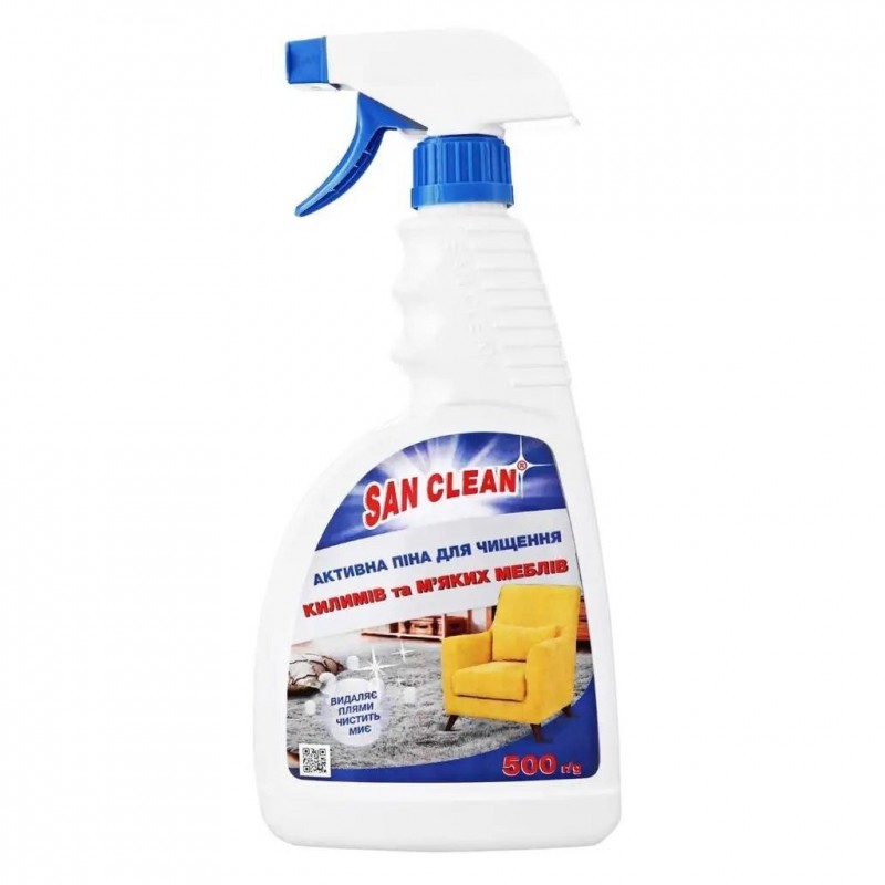 Средство для чистки ковров San Clean с распылителем 500 г ...