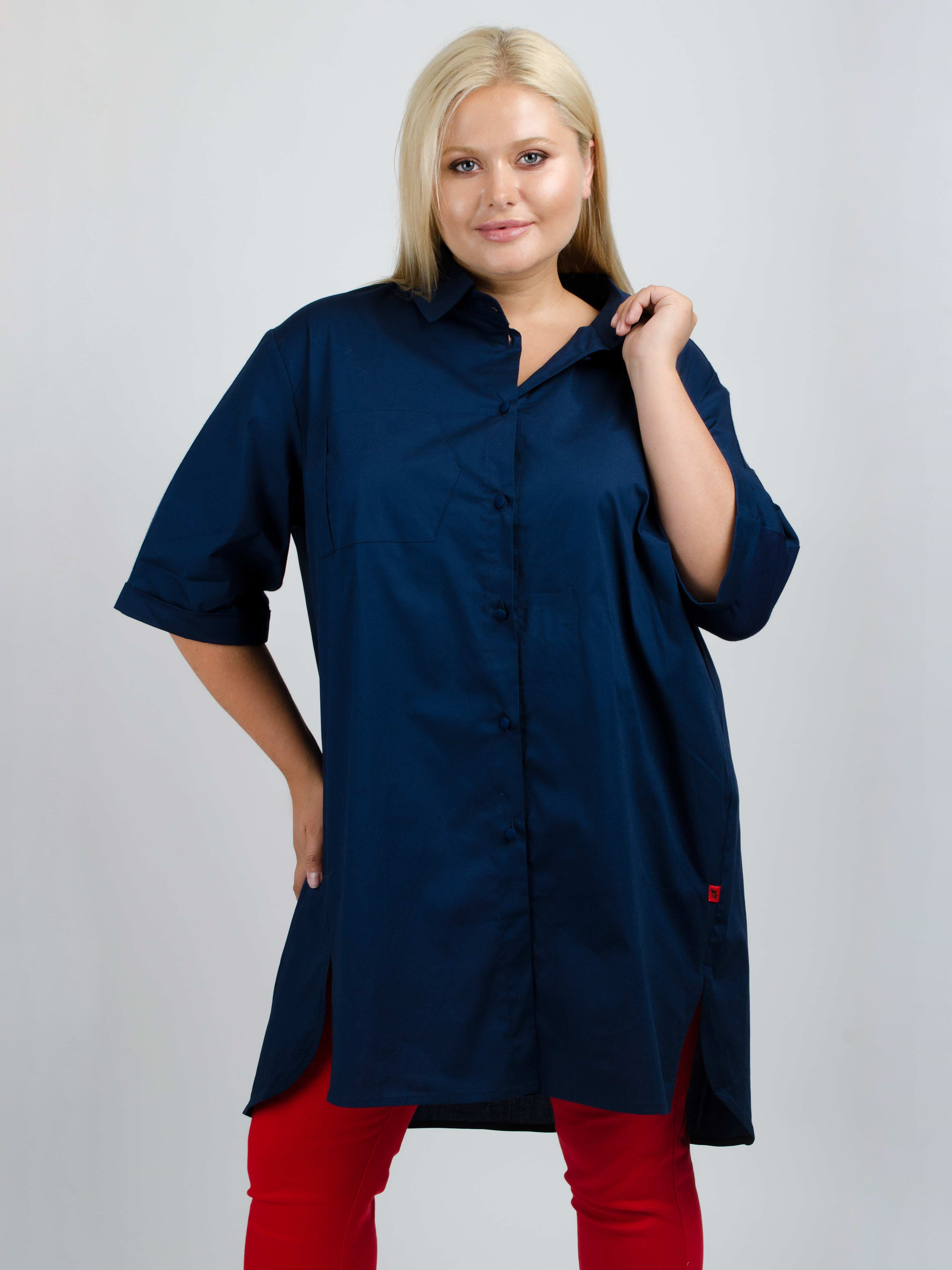 

Туника ANDRE TAN Plus P29062P XXXL Темно-синяя
