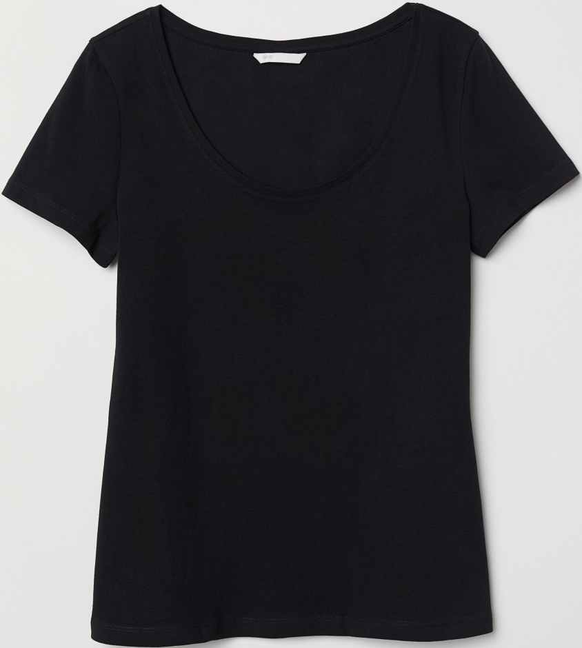 

Футболка H&M 05614459 XS Черная