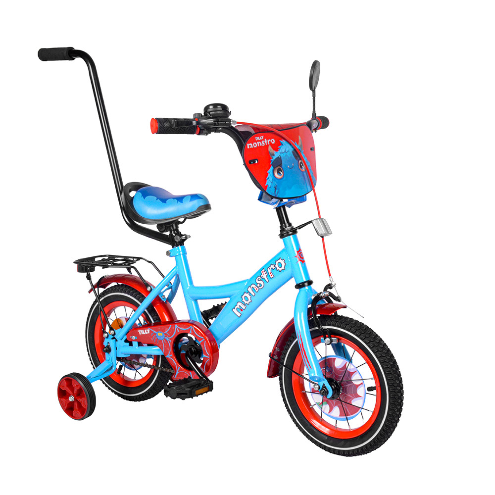 

Детский 2-х колёсный велосипед TILLY Monstro 12" T-21228/1 blue+red