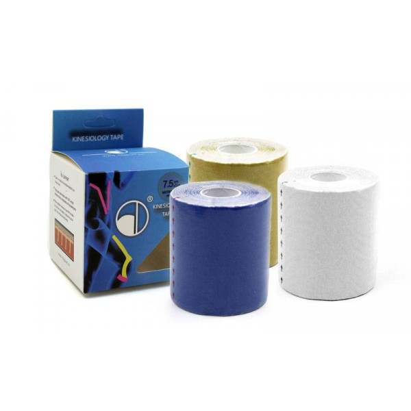 

Кинезио тейп в рулоне 7,5см х 5м (Kinesio tape) эластичный пластырь , Цвет Белый