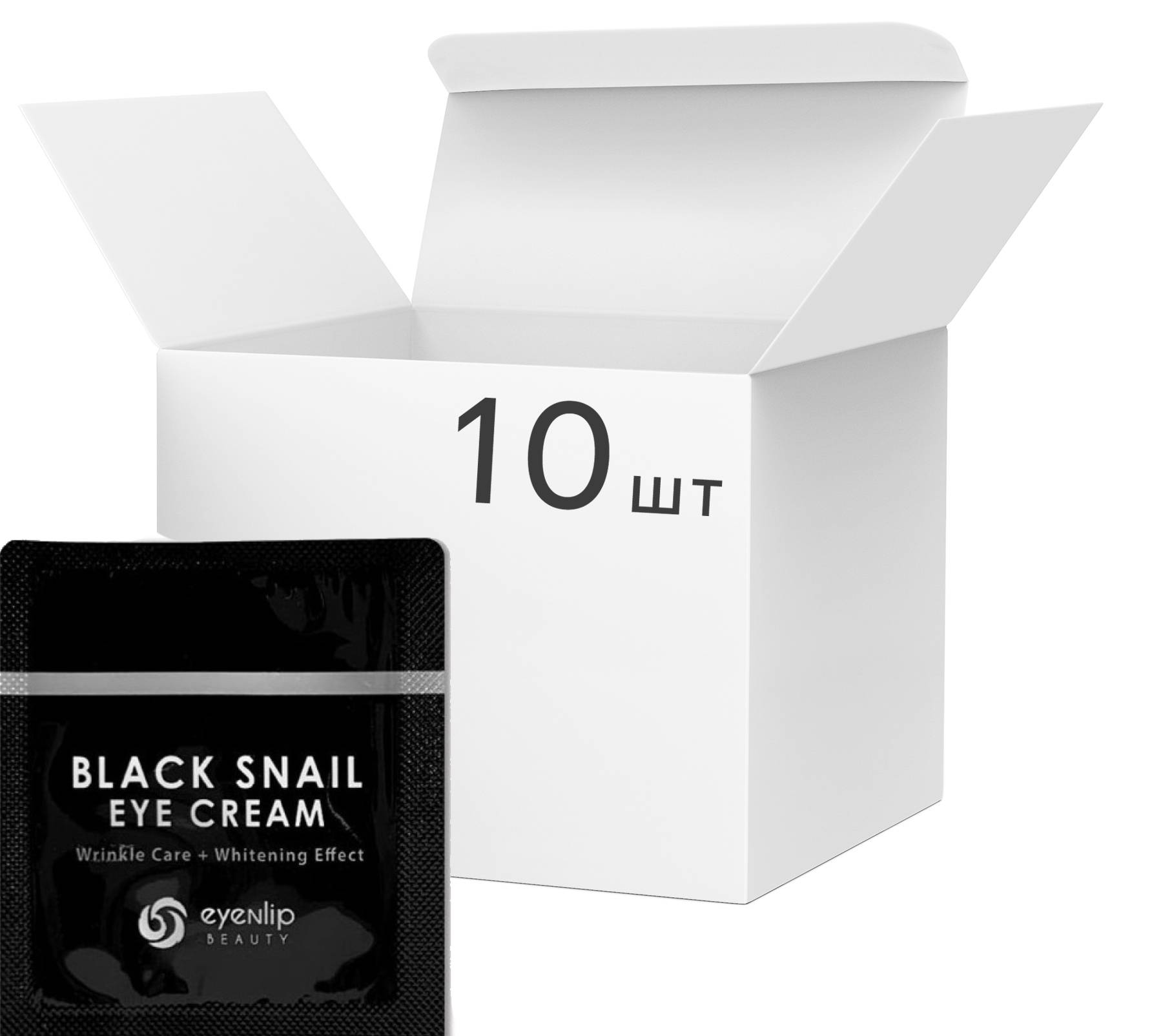 Крем для кожи вокруг глаз Eyenlip Black Snail Eye Cream с муцином