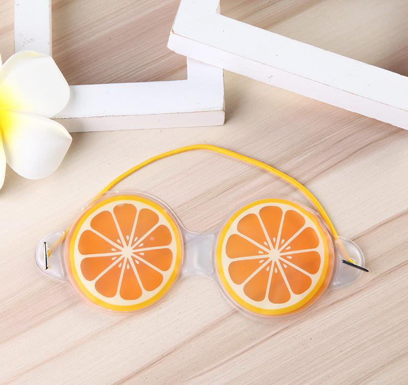 

Маска гелевая / очки для глаз охлаждающие и согревающие Silenta Gel Orange