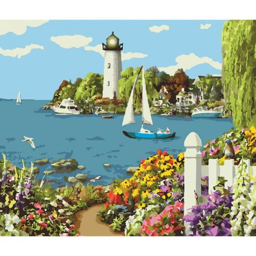 

Картина по номерам "Райский уголок"