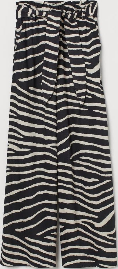 

Брюки H&M 07525120_1 34 Черные в полоску