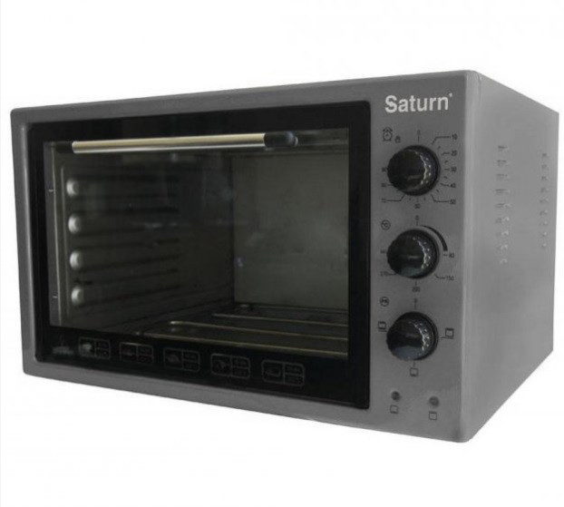 Печь электрическая Saturn ST-EC3801 электропечь мини духовка 1500 Вт .