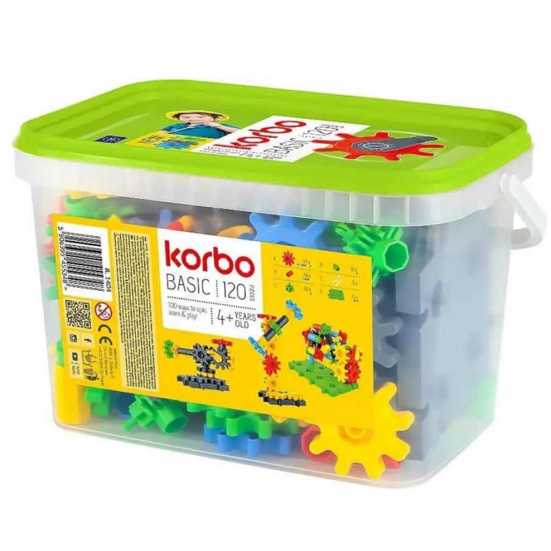 

Конструктор Korbo Basic 120 деталей (65912)