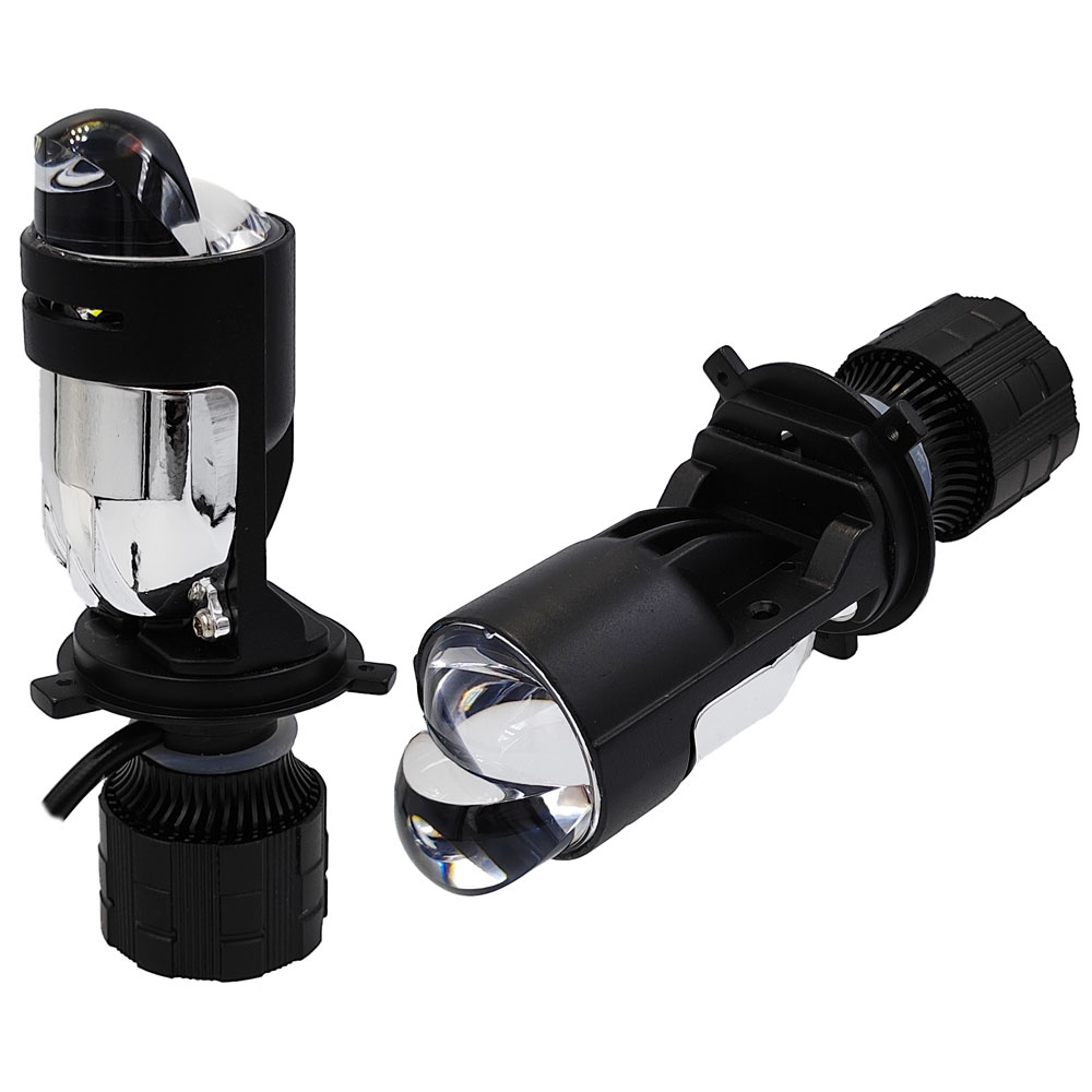 Светодиодные линзы Bi-LED MiniLens A82 H4 1.4" 5700k 7200lm 80w 12v ...