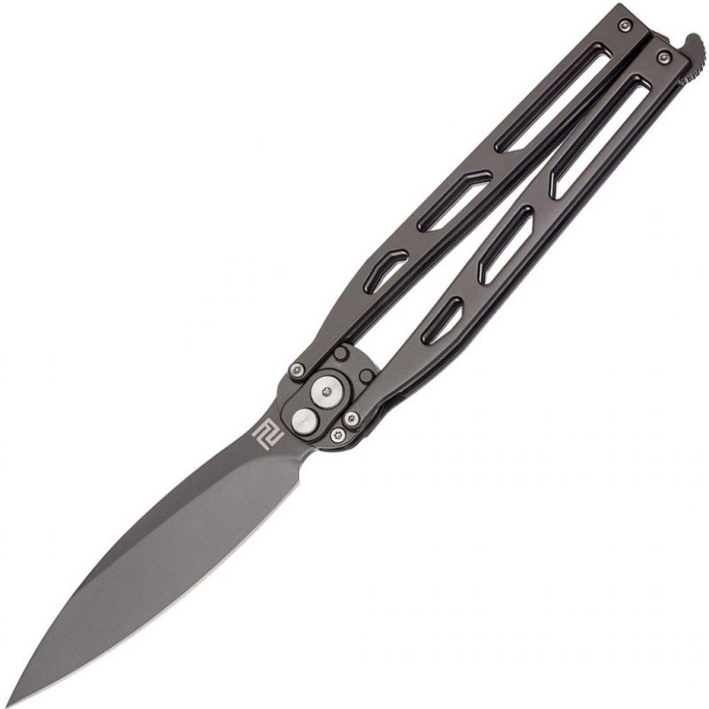 

Нож Artisan Kinetic Balisong, D2, G10 Curved black (1823PL-BKC)