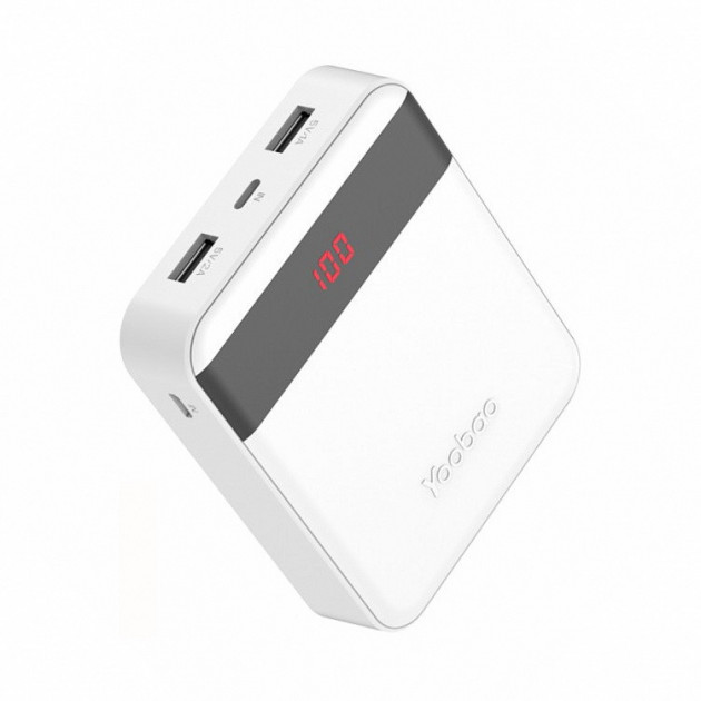 

УМБ (повербанк) Yoobao M4 Pro Power Bank — 10000 mAh White