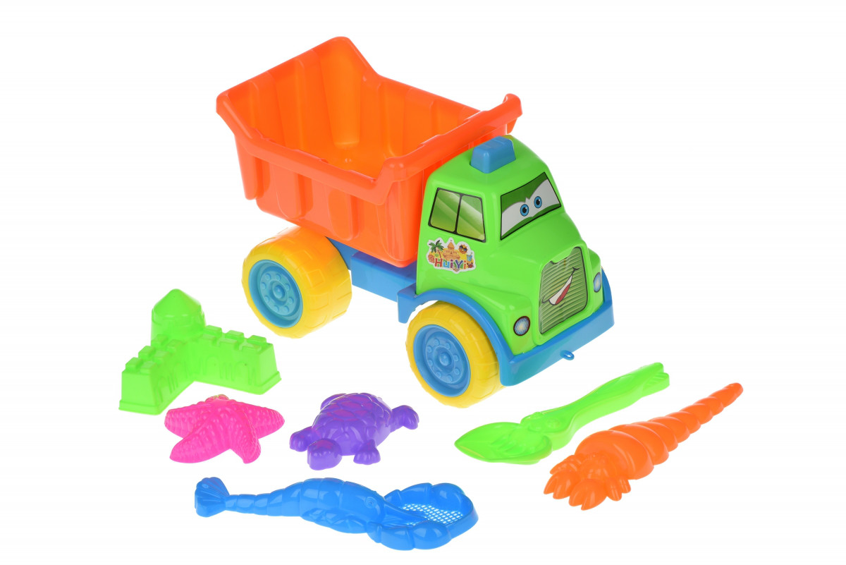 

Набор для игры с песком Same Toy с Машинкой 7 шт HY-1303WUt