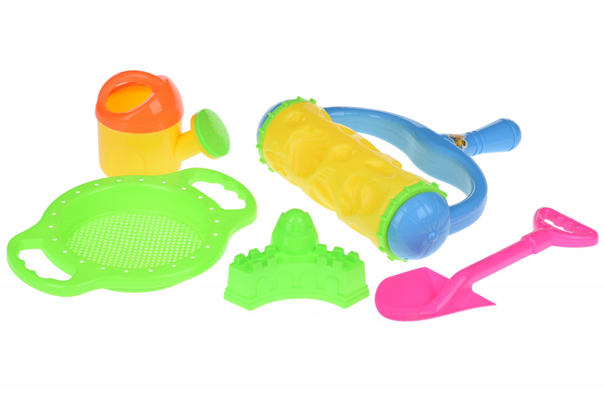 

Набор для игры с песком Same Toy с Валиком (желтый) 5 шт HY-1905WUt