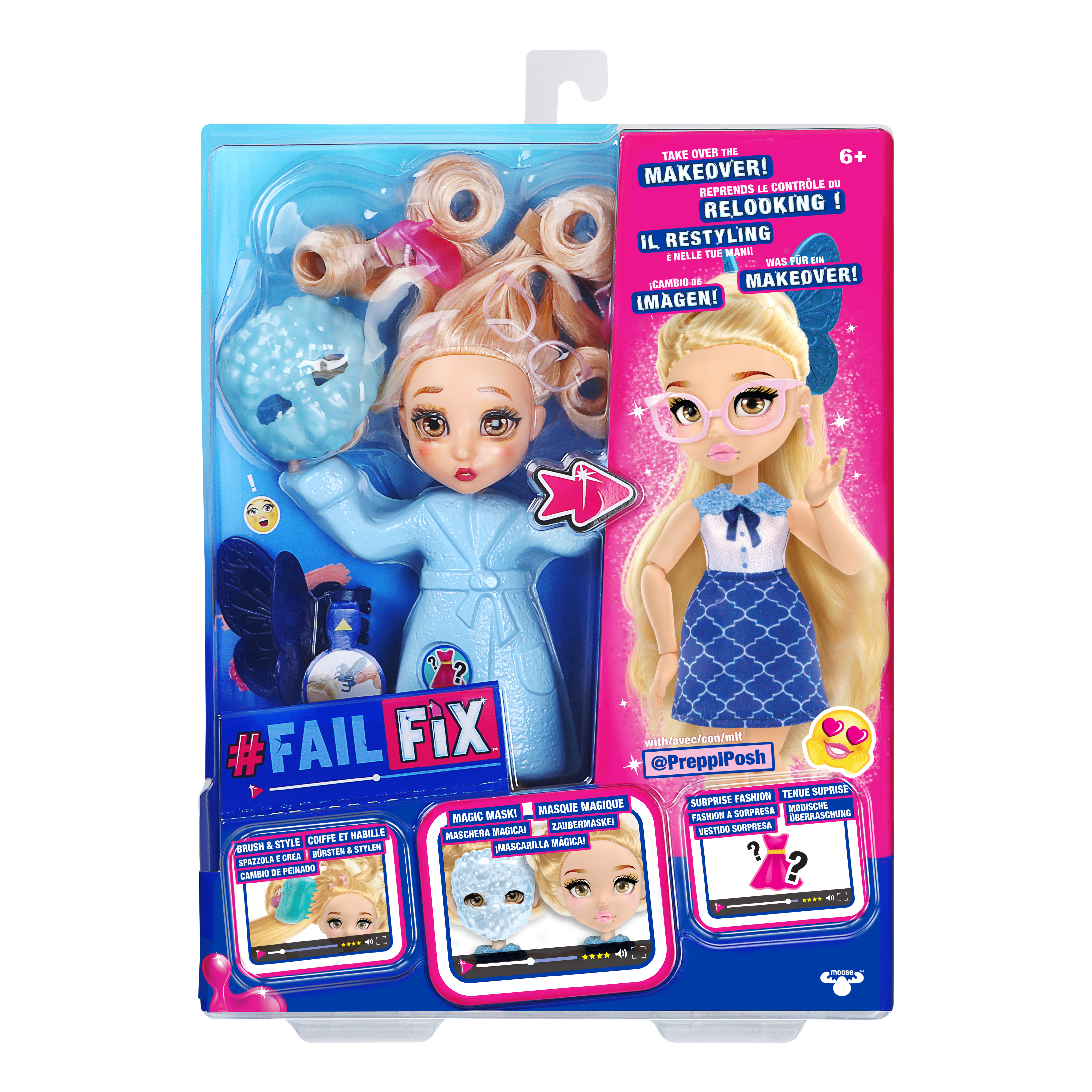 

Игровой набор с куклой FailFix Total Makeover Школьница (12804)